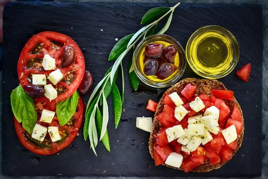 Hidangan diet Mediterranean